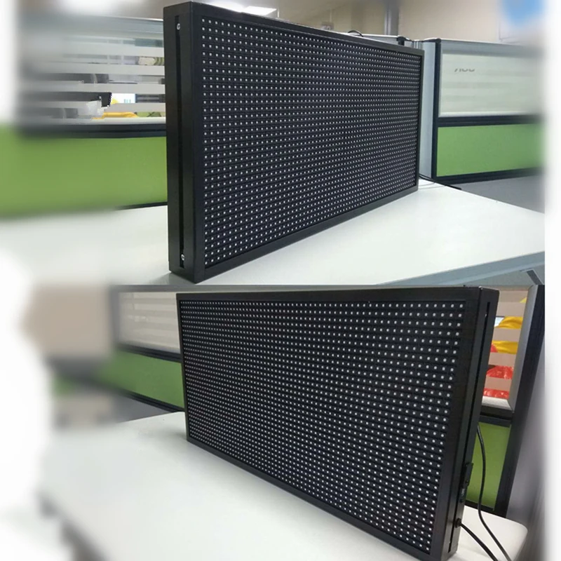 27 &quotx 14&quot разные цвета Программируемые прокручиваемая светодиодная вывеска