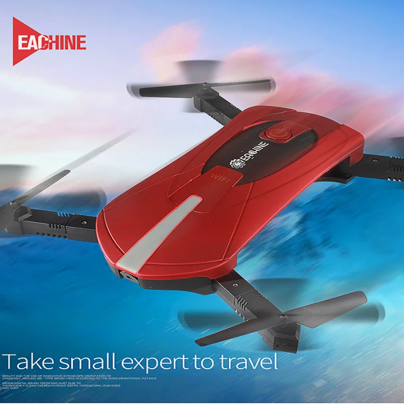 Высокое качество Eachine E52 RC селфи Дрон со складной рукояткой 4CH 2,4G 0.3MP камера WiFi FPV RC Квадрокоптер BNF RTF