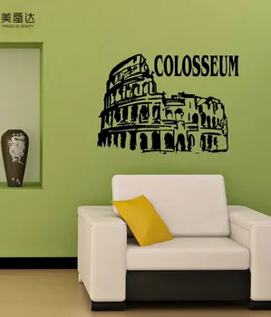 

ITALY ROME COLOSSEUM WALL VINYL STICKER DECAL MURAL ART