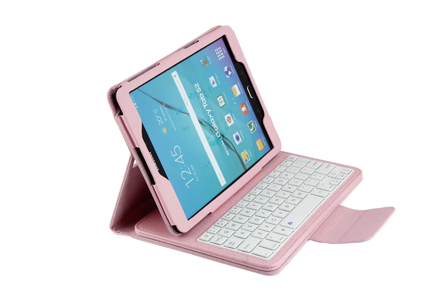 Bluetooth клавиатура для samsung Galaxy Tab S2 9,7 беспроводная клавиатура чехол для Galaxy Tab S2 9,7 T810 Планшет Флип кожаный чехол+ ручка
