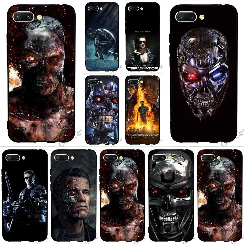 

Hybrid Terminator Schwarzenegger Phone Cover for Huawei Honor 6A Case 10 8 9 Lite 7A Pro 7X 7C Y6 Prime Nova 3 3i Silicone