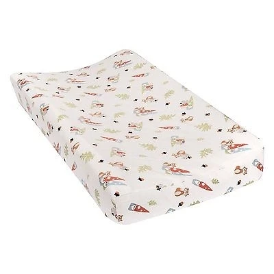 TrendLab 101383 Forest Gnomes Deluxe Flannel Changing Pad Cover (1)