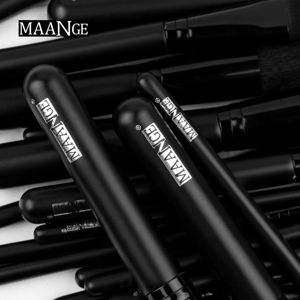 Помады Maquillaje Rostro 27 шт. деревянные косметический для бровей, кисть для нанесения теней для макияжа инструмент многофункциональный макияж Z3