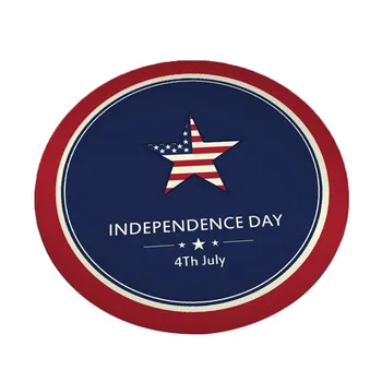 

Carpet Kids Room Independence Dayl Carpets For Living Room Pattern Round Crystal Velvet Carpet 60#80#100cm K426