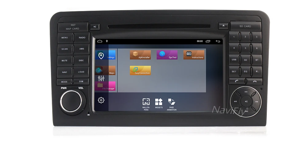 Excellent NaviFly ANDROID9.1 4core CAR DVD player For Mercedes Benz GL ML CLASS W164 ML350 ML500 X164 GL320 GPS stereo radio 11