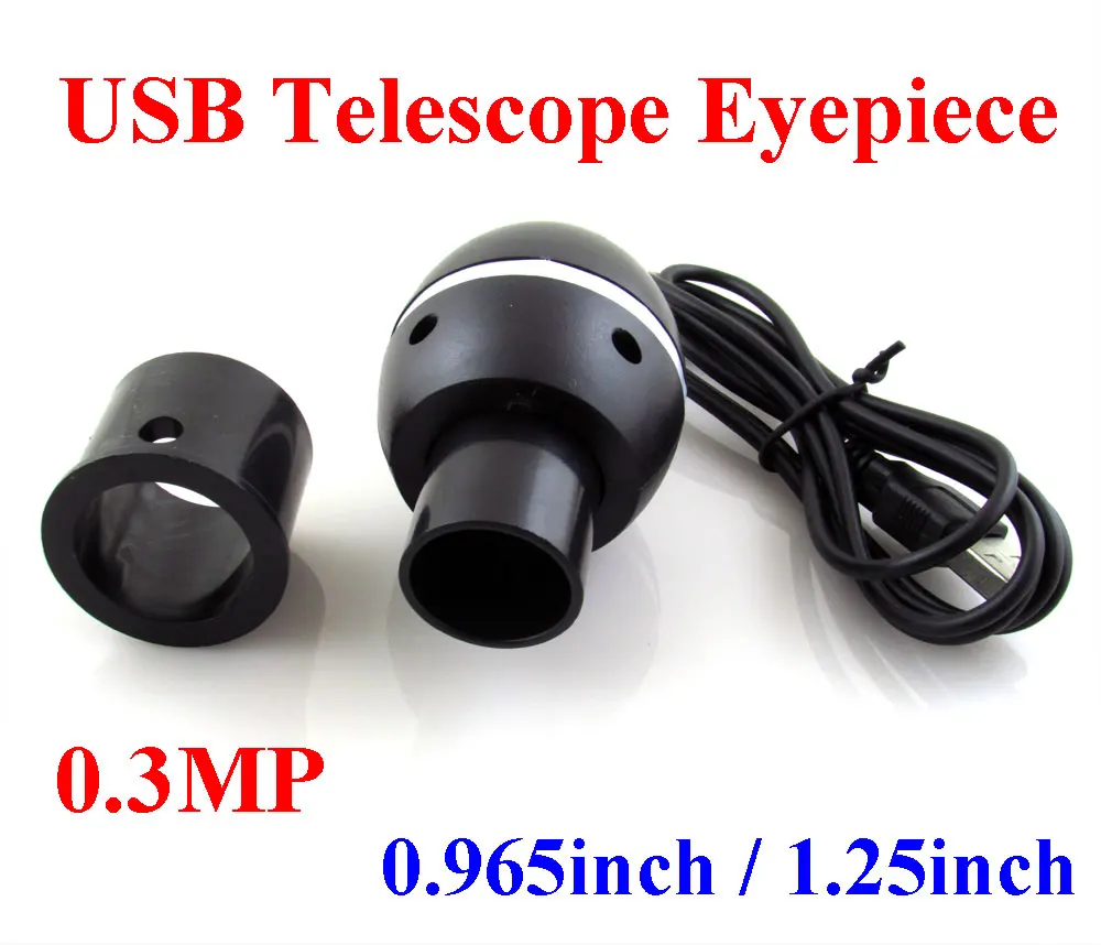 New 0.3MP USB Telescope Digital Camera Eyepiece Smart cam 0.965inch/1.25inch 24.5mm/31.7mm
