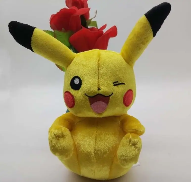 Новая официальная плюшевая кукла TOMY Charmander Gengar Eevee Bulbasaur Squirtle ARCANINE WOBBUFFET плюшевая мягкая игрушка - Цвет: 2