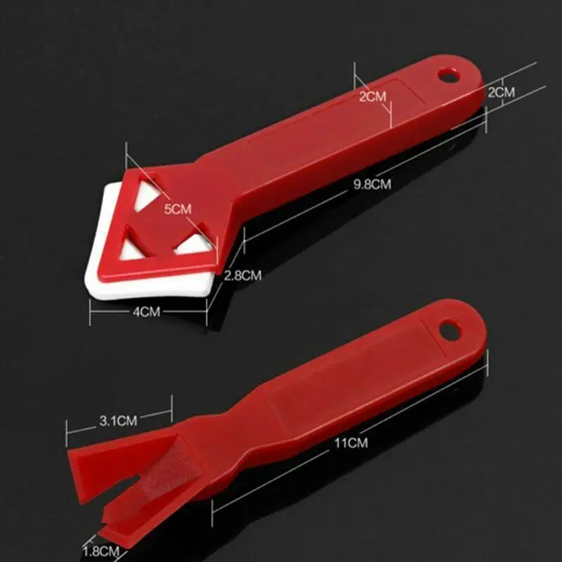 Adeeing Мини Ручной скребок для инструментов практичный очиститель пола приспособление для очистки поверхностей клей лопатка для удаления остаточных продуктов(красный