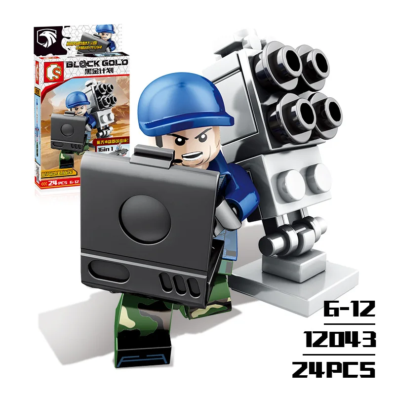 Compatible Legoings Model Building Kits Toys for Boys Military Profession Series Star Wars DIY Building Blocks Figures Mini Toy  (20)