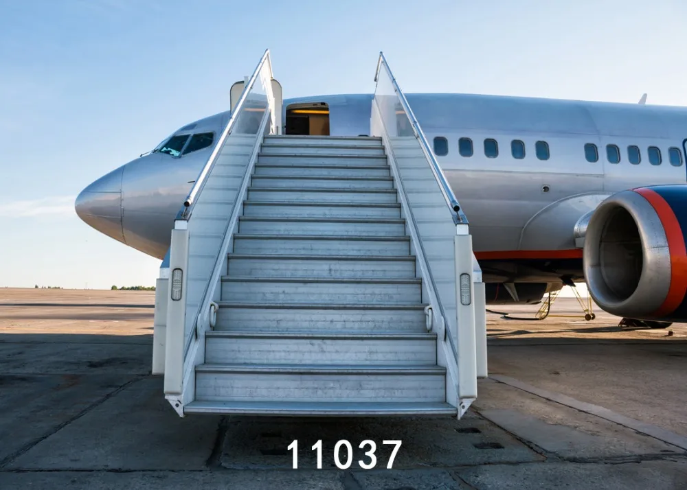 SJOLOON Sky Airport Airplane Building Portrait Scene ...
