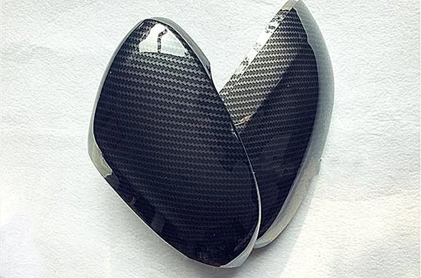 for Volkswagen Passat B8 Variant Arteon Side Mirror Covers Caps(Carbon Look