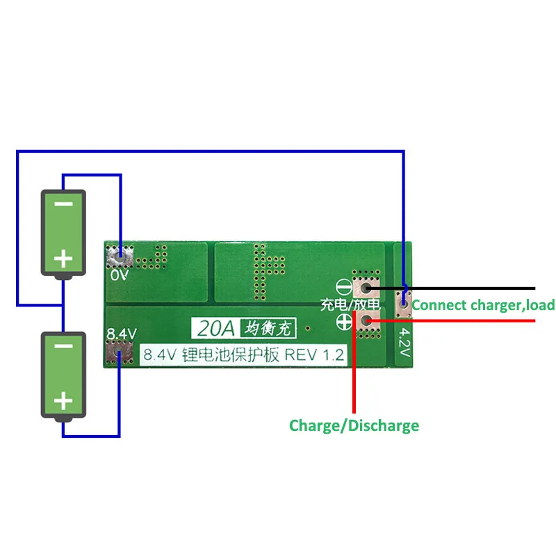 2 S/3 S/4S литий-ионный аккумулятор 18650 зарядное устройство PCB плата защиты BMS Lipo сотовый модуль с балансом