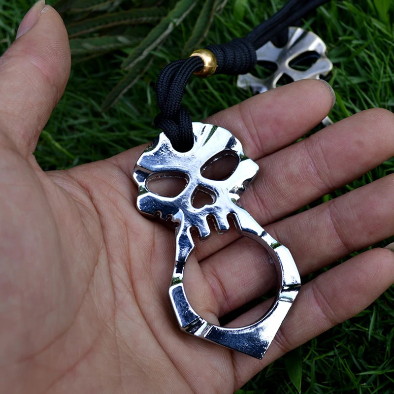 New 2018 Brand Survival Keychain Keyring One Finger BucklePunk Keyring