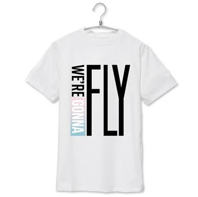 Got7 fly in сеульская футболка с короткими рукавами и принтом мы собираемся лететь