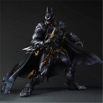 

Play Arts Kai Justice League Super Hero The Dark Knight Armored Batman PVC Action Figure Collectible Model Kids Toys Doll 26CM