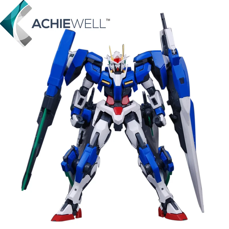 Бренд Дабан MG 1/100 GN-0000GNHW/7SG 00 Gundam Семь Меч Робот со СВЕТОДИОДНОЙ Подсветкой Фигурку