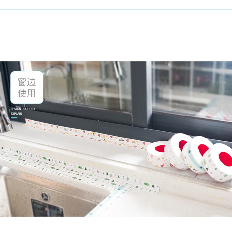 Anti-oil Kitchen Sticker Anti-oil Kitchen Sticker Mildew proof Waterproof Adhesive Tape PVC Material Kitchen Wall Sticker