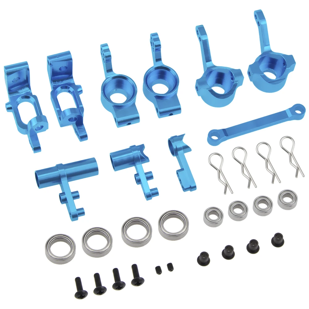 1set Hub Carrier Steering Servo Saver Complete Set Ackerman Plate Bearing 102210 102211 102212 102057 102040 1/10 Hsp Redcat | Игрушки и