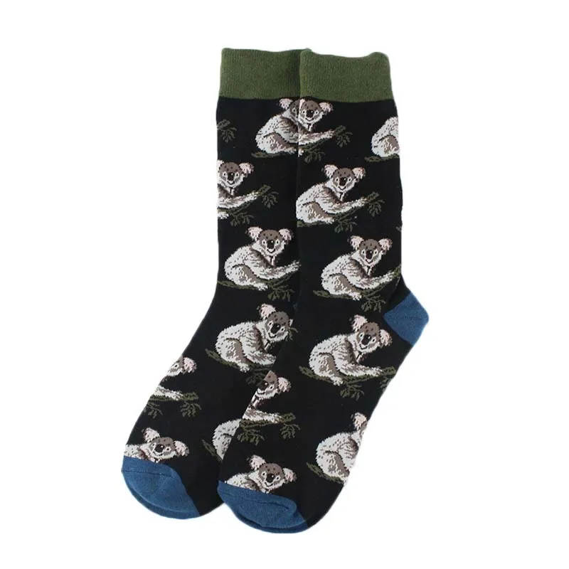 [COSPLACOOL] смешные мужские носки с изображением животных, еды, Чили, бургер, собаки, слона, носки, новинка, подарок, носки унисекс для скейтборда - Цвет: 20