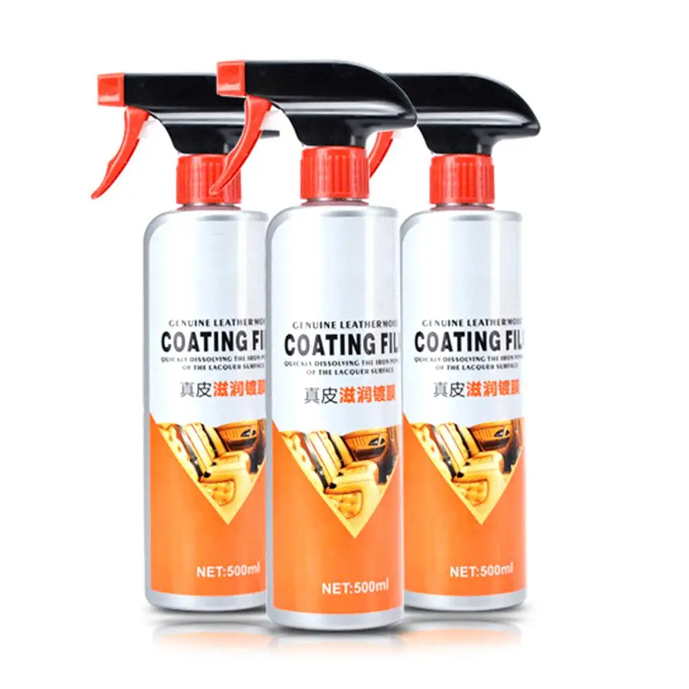 

500ML Car Ceramic Nano-coated Interior Coating Wax Table Board Wax Leather Maintenance Agent Door Panel Dashboard Polishing Wax