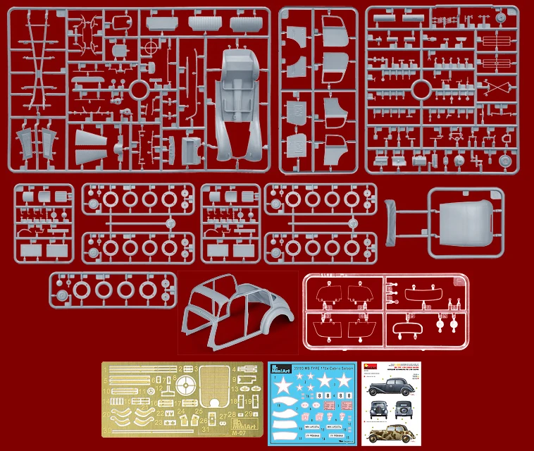 1/35 Пособия по немецкому языку MB 170 В Кабриолет офицер Car 35103