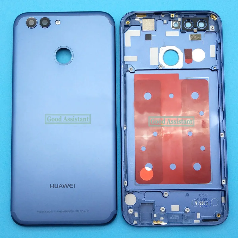 Высокое Качество 5,0 дюймов для huawei Nova 2 PIC-AL00 PIC-L09 PIC-L29 PIC-LX9 задняя Батарея крышка дверца батарейного Корпус чехол сзади Стекло запчасти