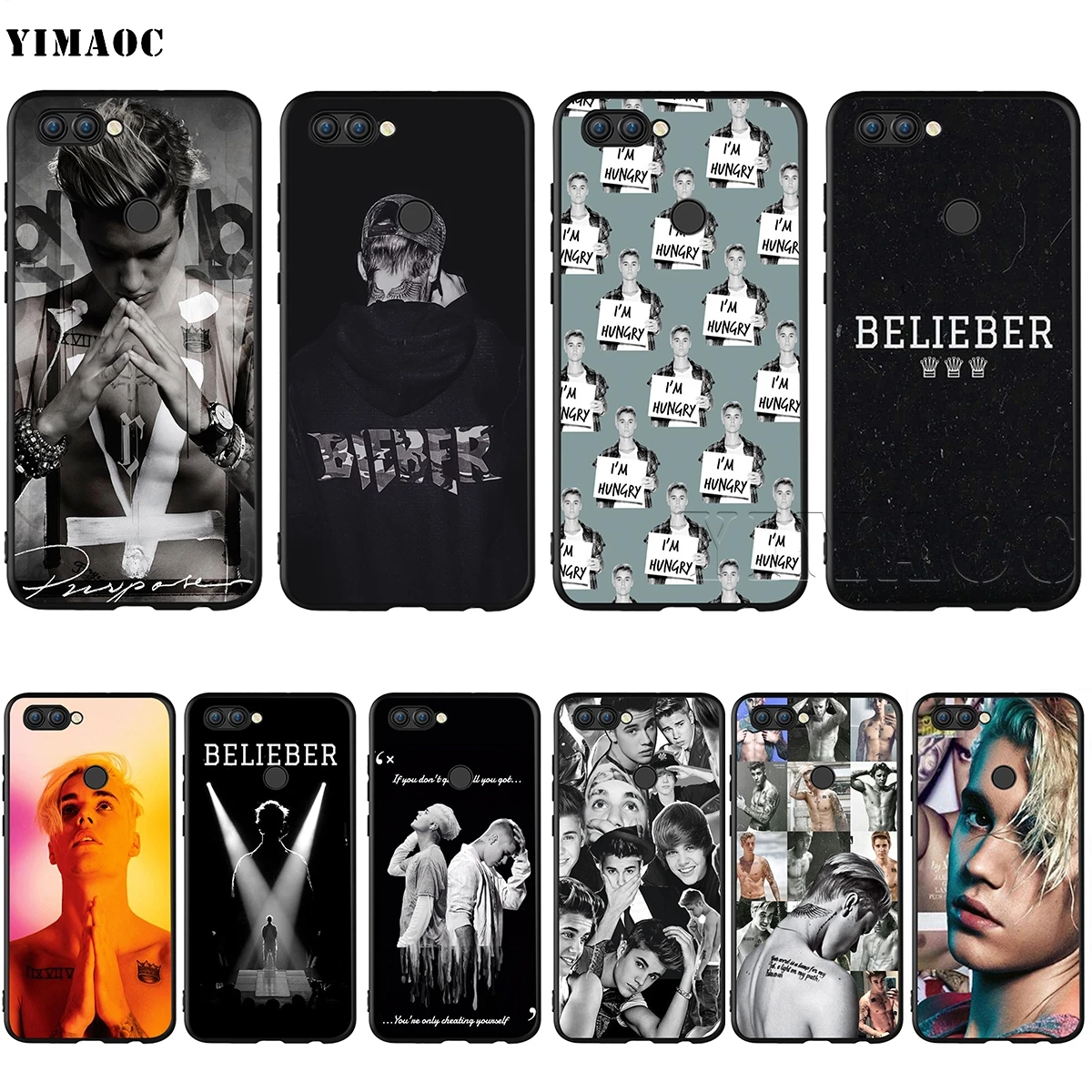 YIMAOC Justin Bieber Silicone Case for Huawei Mate 10 P8 P9 P10 P20 Lite Pro P Smart Mini 2017