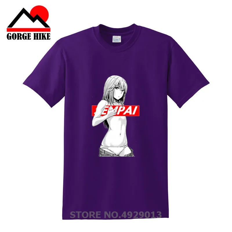 Японская Сексуальная футболка Ahegao homme модная мужская брендовая одежда Waifu Oppai
