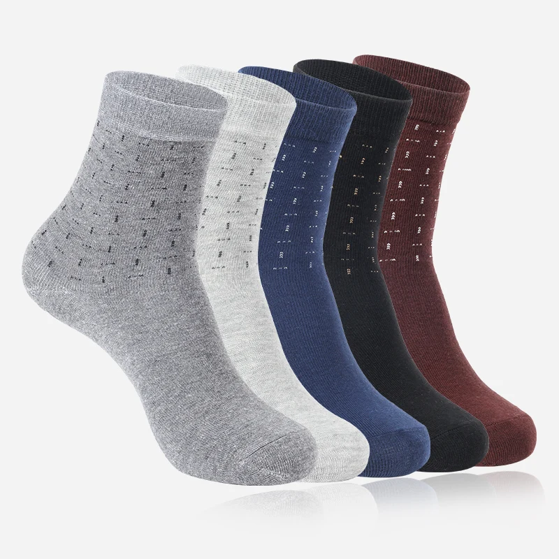

Casual Business Socks Men Brand New Cotton Socks High Quality Solid Color Soft Breathable Wedding Party Dress Sock Man Skarpetki