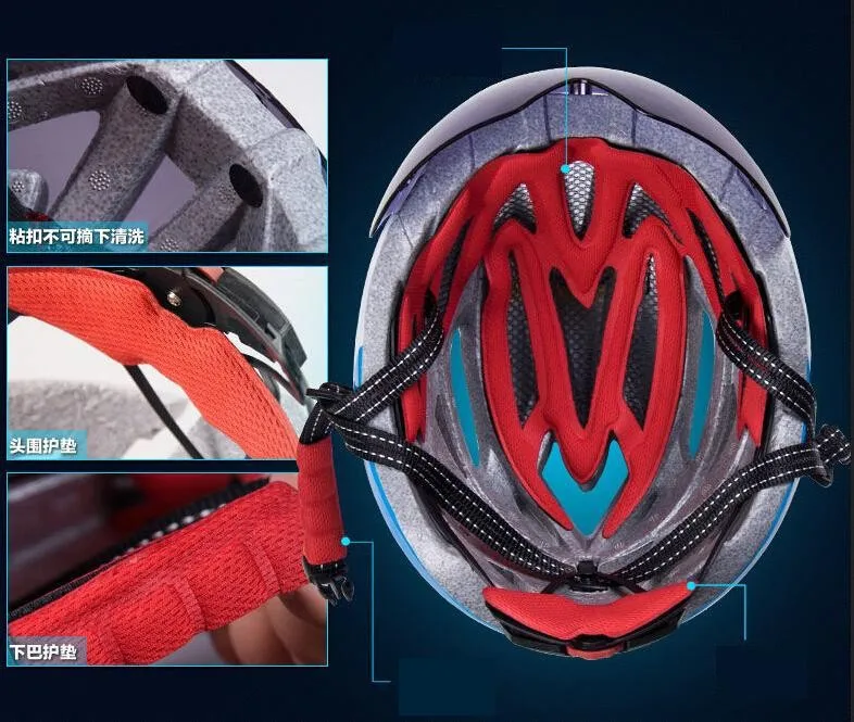 Магнитный Сверхлегкий велосипедный шлем велосипедные шлемы и очки интегрально-формованные MTB дорожный велосипед шлем УФ защита козырек Sahoo
