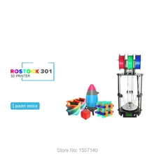 10 PCS Latest Delta Rostock 3D Printer DIT Kit 3 in 1 out Mix Color 3D