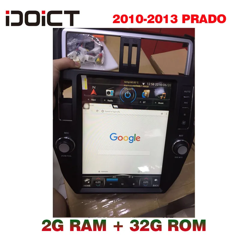 Sale IDOICT TESLA Android 6.0 Car DVD Player GPS Navigation Multimedia For Toyota Land Cruiser Prado 150 Radio 2010-2013 1 Sale IDOICT TESLA Android 6.0 Car DVD Player GPS Navigation Multimedia For Toyota Land Cruiser Prado 150 Radio 2010-2013 1