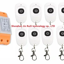 Новинка 220 В 1 CH Прохладный пульт дистанционного управления 1 приемник+ 8 передатчик более безопасным