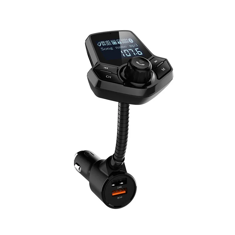 Wireless Bluetooth FM Transmitter Handsfree MP3 Player Radio Car Kit Bluetooth V4.2 Car MP3 Player Support TF Card U disk 30NT29 (11)