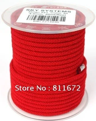 

ML221 4mm 20m/reel Jewellery and Clothing Accessories Beading Cords Handcrafts Woven Rope For Bracelet Necklace Making Men Women