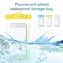 Светящийся водонепроницаемый чехол для телефона из ПВХ чехол для 3,5-" сотовый сенсорный экран для телефона Мобильный водонепроницаемый подводный прозрачная сумка