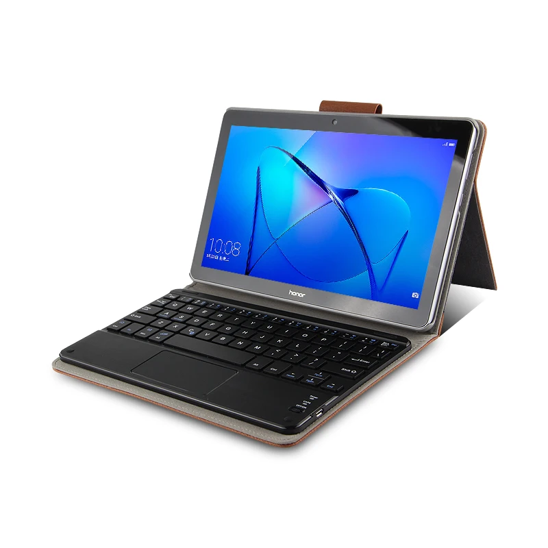 Кожаный чехол с Bluetooth клавиатурой для Huawei MediaPad T3 10 9 6 дюйма|9.6 inch|case for keyboardkeyboard case |