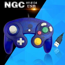 Для Gamecube контроллер USB проводной ручной джойстик для NAND для NGC GC контроллер для MAC компьютера ПК геймпад ns