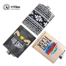 Portable 8oz Stainless Steel Hip Flask Liquor Whisky Alcohol Drinkware Hot Sale Flagon High Quality Wine Bottle For Gifts