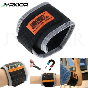 

Magnetic Wristbands, Magnetic Wrist Band Bracelet Belt, Magnetic Pickup Repair Tool for Holding Screw Nail Drill Bit Repair Tool