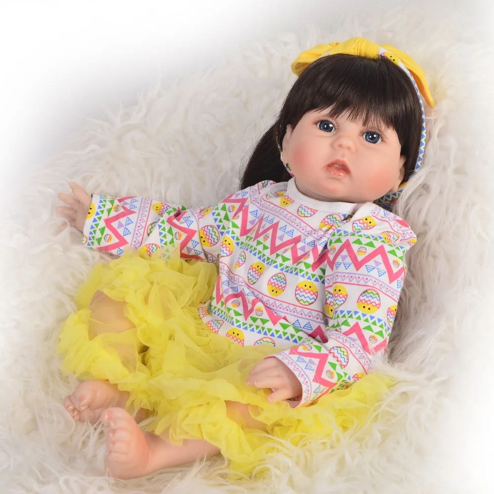 55 см кукла силиконовая ручной работы Reborn Baby 22 &quotигрушка для новорожденного новый