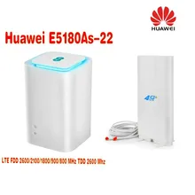 Huawei Cube e5180 4G cpe wifi router E5180As-22 Band 1/3/7/8/20/38 +4g 49dbi TS9 antenna
