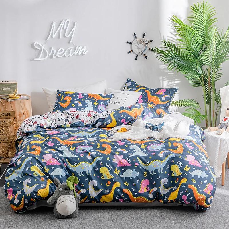 Cartoon Dinosaur Kids Bedding Set Crib Twin Children S Boy S Duvet