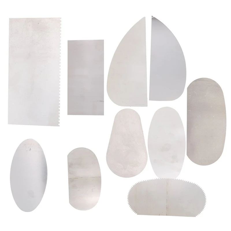 Формовка гончарной глины керамики Sharp сталь резак скребок для инструментов ремесла Упаковка из 10