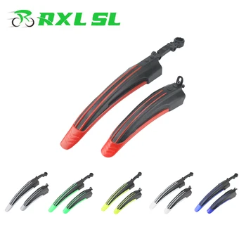 

No Logo Bicycle Fenders Plastic Bicycle Mudguard Mountain Bike Wings Red/Blue/Yellow/Green/White/Grey Road Fender