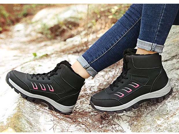 

Hiking Shoes For Women Leather Non-Slip Outdoor Hiking Boots Trekking Shoes Sport Sneakers Camping Sport Shoes