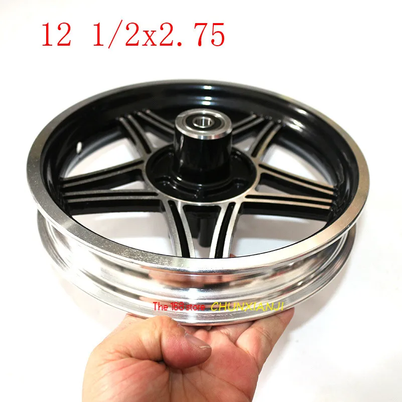 Super 12 1/2x2.75 Aluminum Rim Wheel Hub MX350 MX400 Dirt Bike Scooter cubo de la rueda para patinete recambio Scooter aluminum Super 12 1/2x2.75 Aluminum Rim Wheel Hub MX350 MX400 Dirt Bike Scooter cubo de la rueda para patinete recambio Scooter aluminum