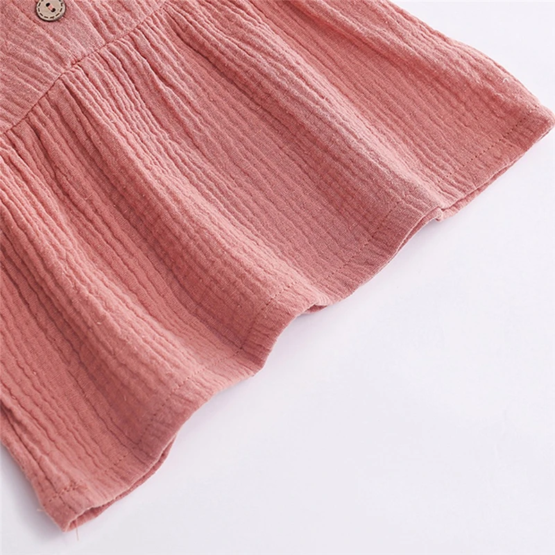 2019 New Arrival Kid Baby Girls Dress Long Sleeve Toddler Newborn Baby Girls Long Sleeves Button Princess Dress Clothes V9# (11)