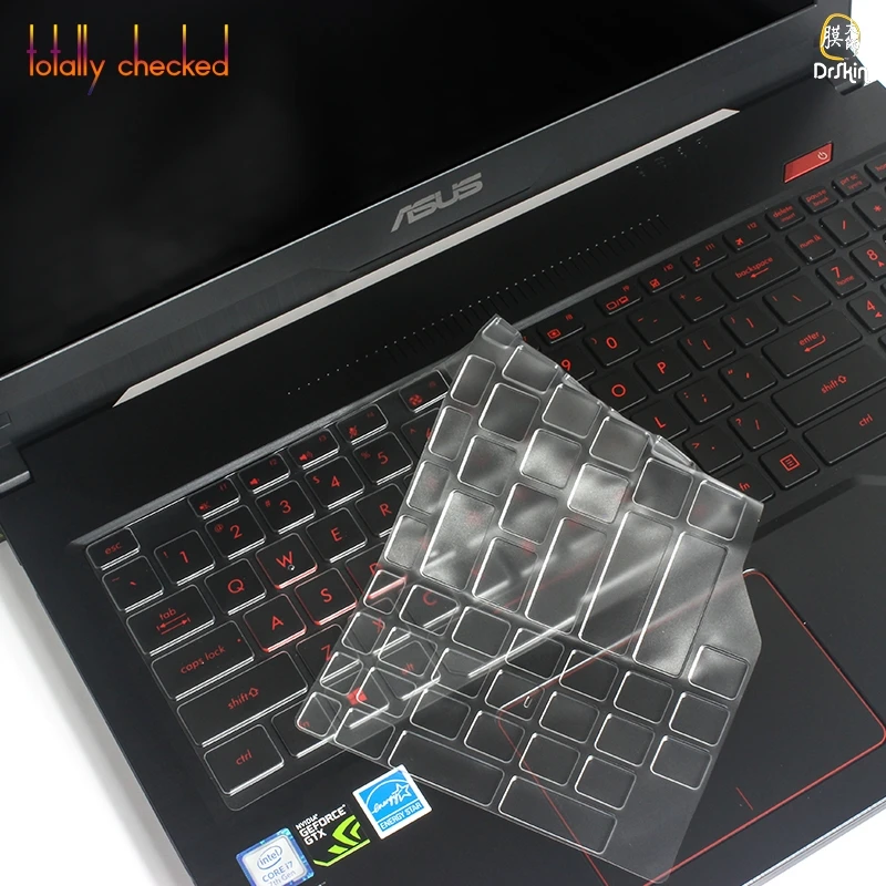 Для Asus Rog Fx503Vd Fx503Vm Rog Strix Gl703Vd Gl703Vm 1" Rog 15,6 дюймов, чехол для клавиатуры ноутбука, защита кожи, Ультратонкий ТПУ