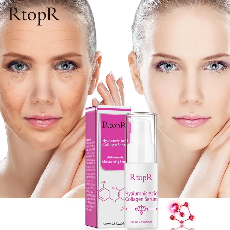 

Hyaluronic Acid Collagen Face Serum Anti-Aging Essence Acne Treatment Anti Wrinkle Skin Care Whitening 20ML